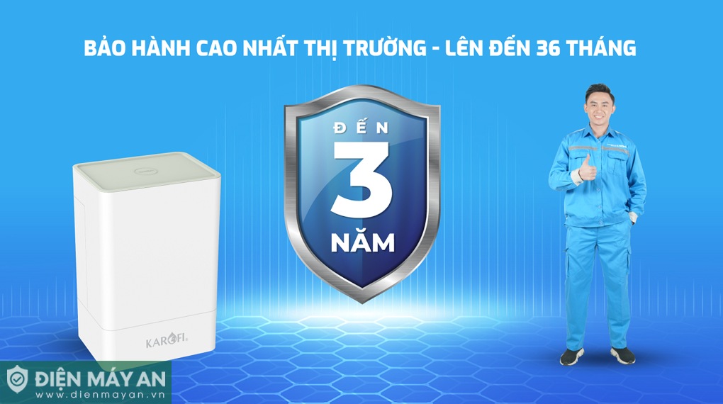 Máy lọc nước RO Karofi KAQ-U65 10 lõi